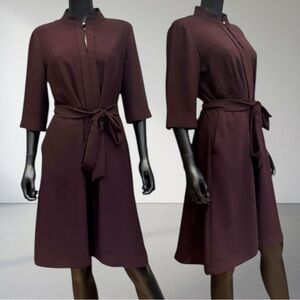 Hobbs London Lois Keyhole Belted Dress for the Office